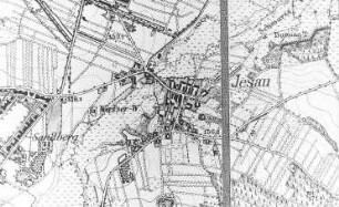 Kamenz-Jesau. Meßtischblatt, Sekt. Kamenz, 1904