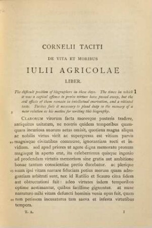 Agricola and Germania