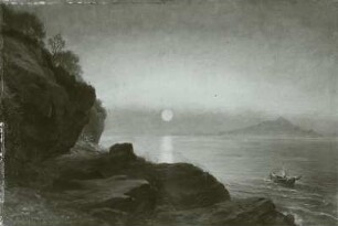 Sonnenuntergang an der italienischen Küste