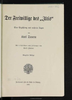 Der Freiwillige des "Iltis" : Erzählung aus unseren Tagen