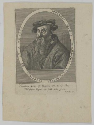 Bildnis des Iohannes Frisius