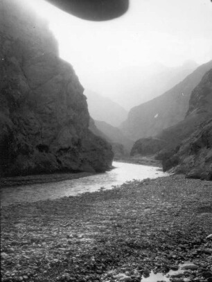 China. Sinkiang (Xinjiang). Kunlun. Kilian-Kette. Erodierte Glazialformen im oberen Kilian-Tal
