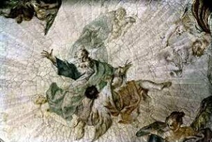 Gottvater, Christus, Heilige und Engel