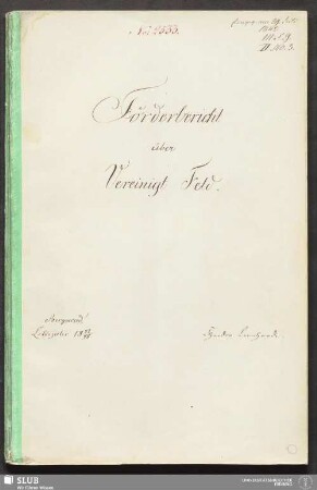 Förderbericht über Vereinigt Feld - 18.7185 4.