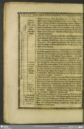 Tab. LXX. Von Der Zierlichen Wortfugung