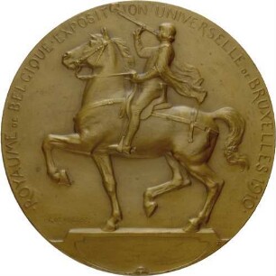 Medaille zur Brüsseler Ausstellung 1910