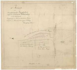 II. Rein-Karte von dem sogenannten Karpfenteich auf der Feldmark Wilmersdorf