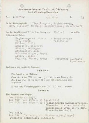 Ites, Irmgard