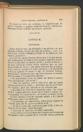 Capítulo II. - Conferencias.