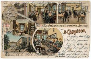 Kaufmännisches Unterrichts-Institut von A. Chapison : Unterrichtszimmer für Damen