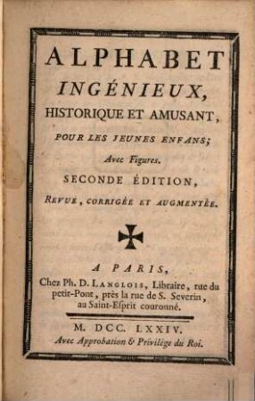 Alphabet ingenieux historique et amusant
