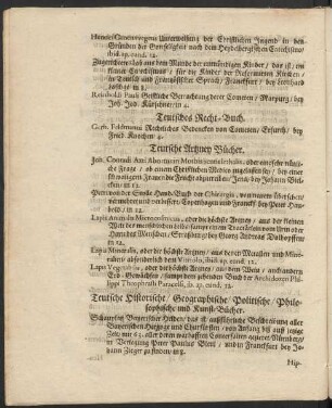 Teutsche Artzney-Bücher.