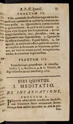 71-80, Dies Quintus ...