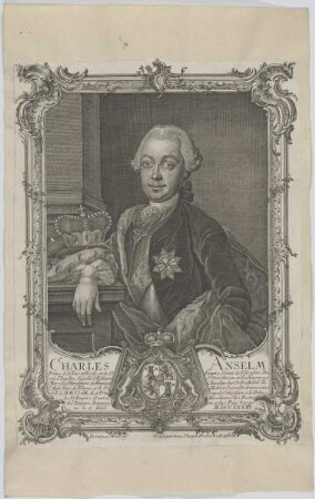 Bildnis des Charles Anselm, Prinz von von Thurn und Taxis