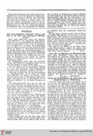 Umschau / Buchbesprechungen / Schreibe in Angelegenheit