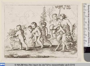 Bacchantenzug nach links