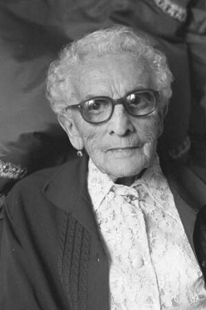 101. Geburtstag der Mitbürgerin Wilhelmine Stöckel