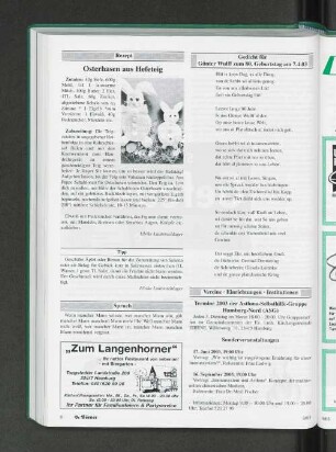Gedicht für Günter Wulff zum 80. Geburtstag am 7.4.03