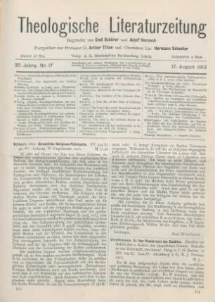 513-514 [Rezension] Gilbert, Otto, Griechische Religions-Philosophie