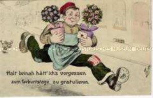 Glückwunschkarte zum Geburtstag