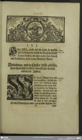 Leichenpredigt : Die zukünfftige Herrlichkeit des ewigen Lebens, Praeloquium, Leichen-Text, Exordium, Propositio, Tractatio, Usus