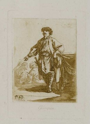 Géorgien, Blatt 6 der Folge "Deuxième Suite d’habillements de diverses Nations"