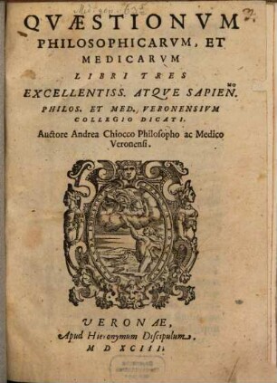 Quaestionvm philosophicarvm, et medicinalivm libri tres