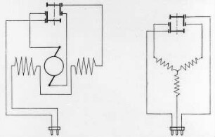 Gleichstrom- und Drehstrombohrmaschine, Schaltbild (Bergmann, Berlin) : Technikgeschichte | Elektrotechnik | Verbrauch elektrischer Energien | Elektrowerkzeuge