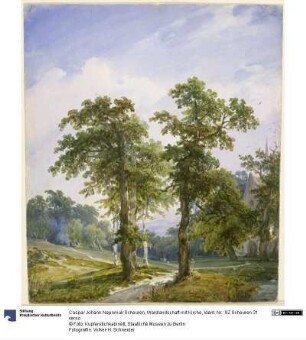 Waldlandschaft mit Kirche