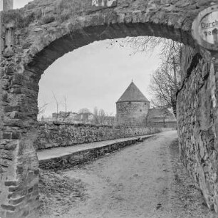 Bautzen, Altstadt : Bautzen. Gerberbastei. Ansicht von Westen