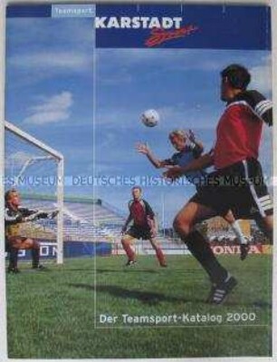 Verkaufskatalog von "Karstadt-Sport" für Mannschafts-Ausrüstungen