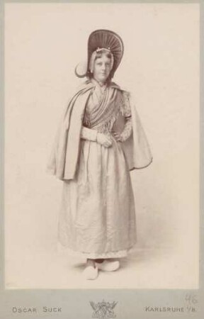 E. von Bohlen in badischer Tracht