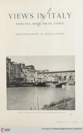Views in Italy : Florence, Rome, Milan, Venice