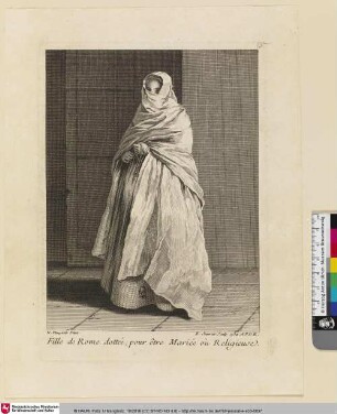 Fille de Rome dottée, por être Mariée òu Religieuse