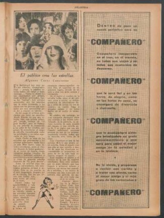 El público crea las estrellas : Algunos casos concretos