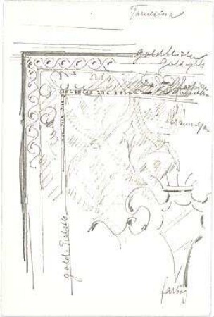 Littmann, Max; Italien; Deutschland; Reisezeichnungen - Dekoration (Detail)