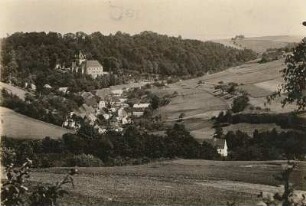 Liebstadt. Blick auf Ort und Schloß Kuckuckstein
