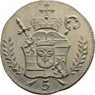 Münze, 5 Kreuzer, 1801
