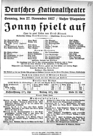 Jonny spielt auf