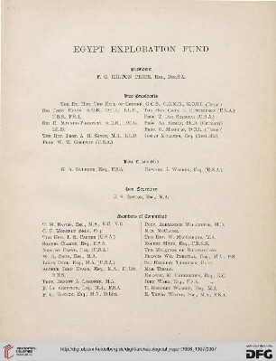 Egypt Exploration Fund