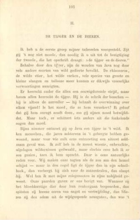 II. De tijger en de dieren