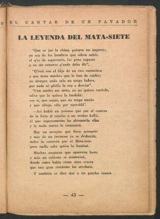La leyenda del mata-siete