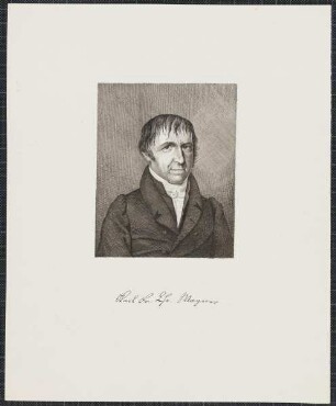 Icones Professorum Marpurgensium — Bildnis des Karl Franz Christian Wagner (1760-1847)