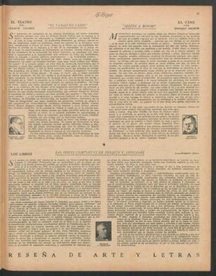 Reseña de arte y letras - Los libros : Las obras completas de Joaquín V. González