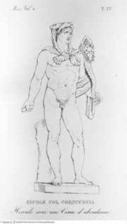 Musée Pie-Clémentin. Vol. II., Tafel IV: Herakles
