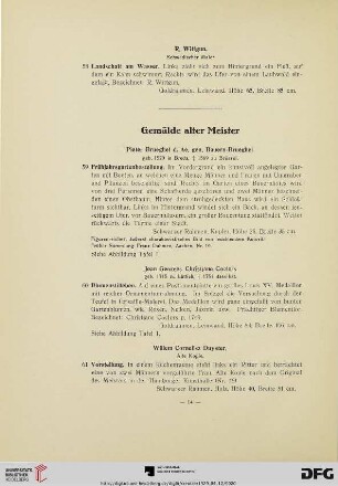 Gemälde alter Meister (Nr. 59-77)