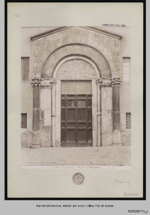 Portal des Ospedale di San Sebastiano