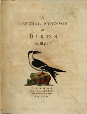 A general synopsis of birds. 3,2