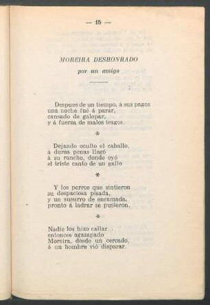 Moreira deshonrado por un amigo