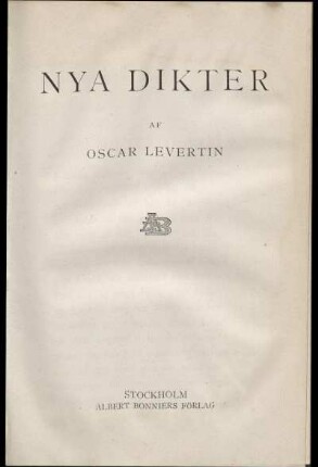 1,2: Nya dikter